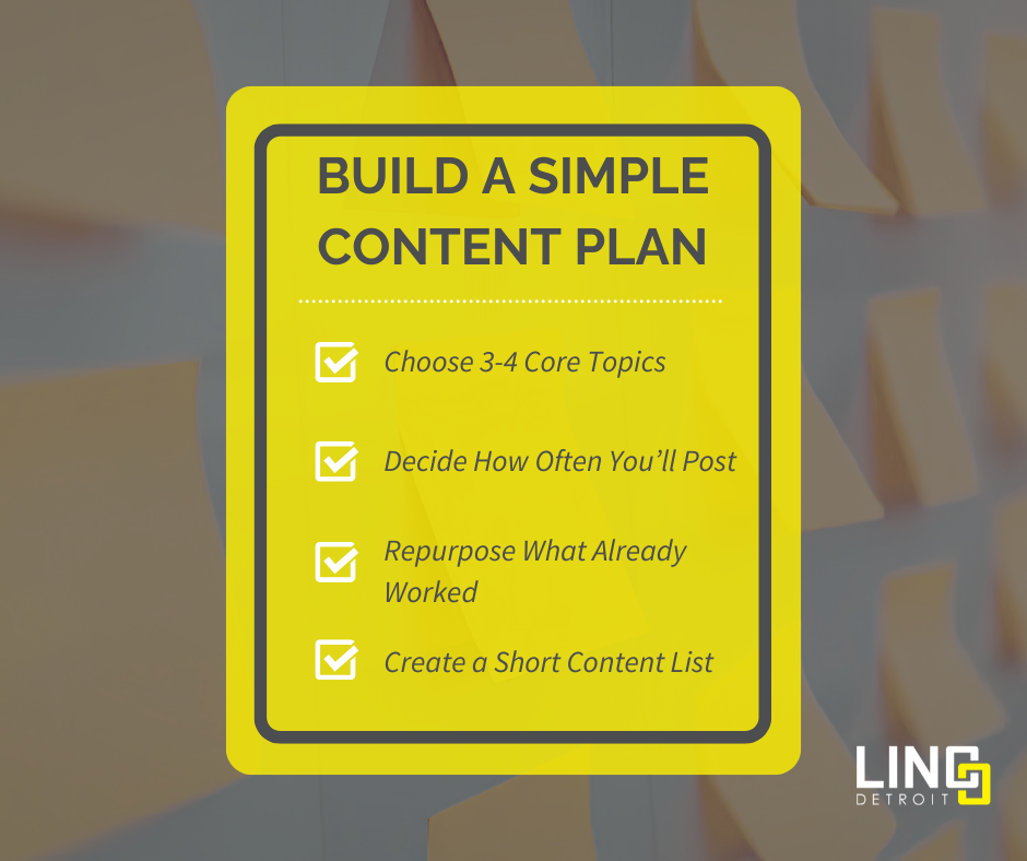 Build a Simple Content Plan